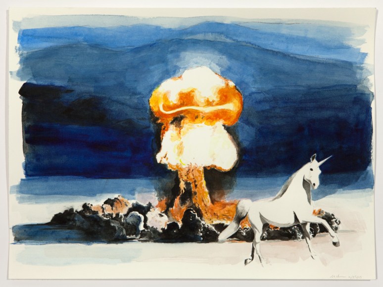 For Cynthia, 2015, Watercolor on paper