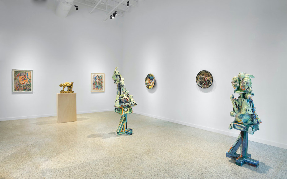 Installation view (The Space just Between) 2021.