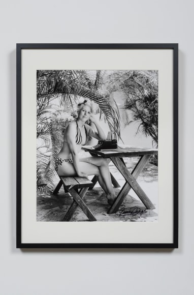 Bunny at Picnic Table in Handmade Bikini - Miami, FL, 1963