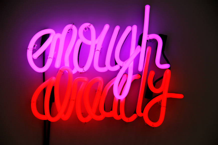 Deborah Kass Enough Already, 2012