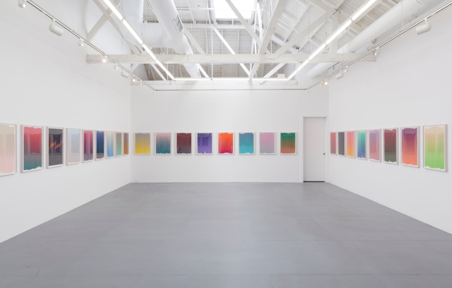 Installation view of Andrew Brischler "Lonely Planet"