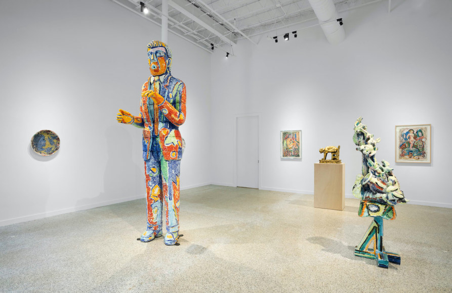 Installation view (The Space just Between) 2021.