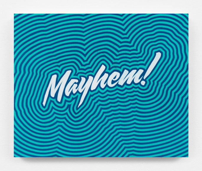 Andrew Brischler, Mayhem (Large Blue Throb), 2018