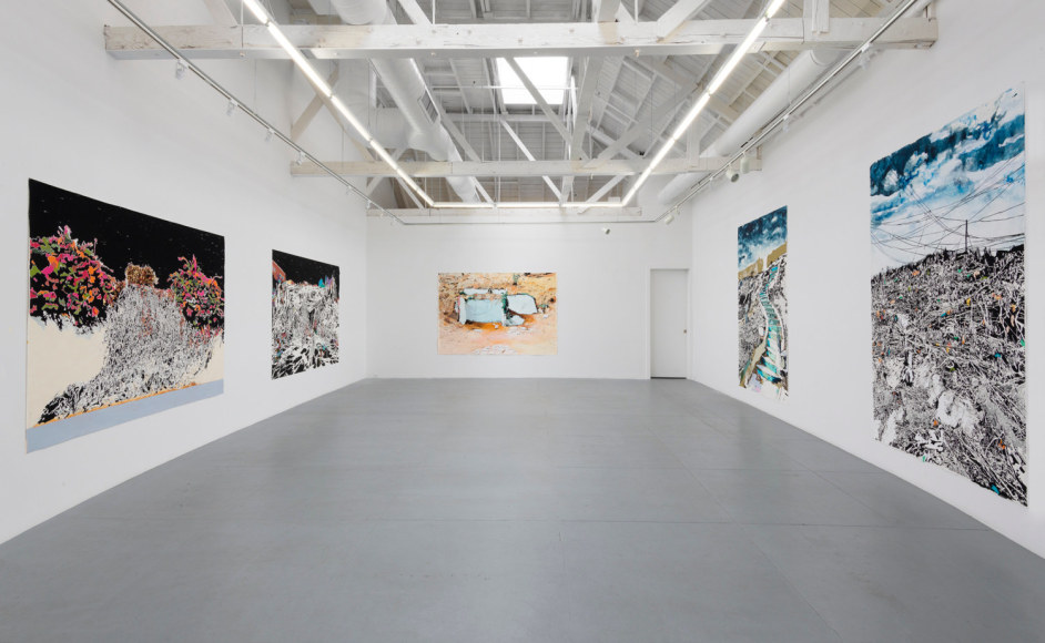 Installation view of "Vague Terrains/Urban Fuckups".