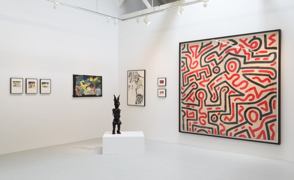 Installation view of "Flaming June VII (Flaming Creatures)"
