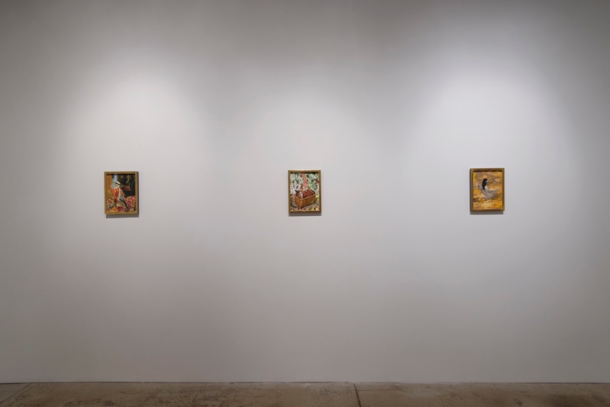 Installation view of Marnie Weber "Chapel of the Moon"