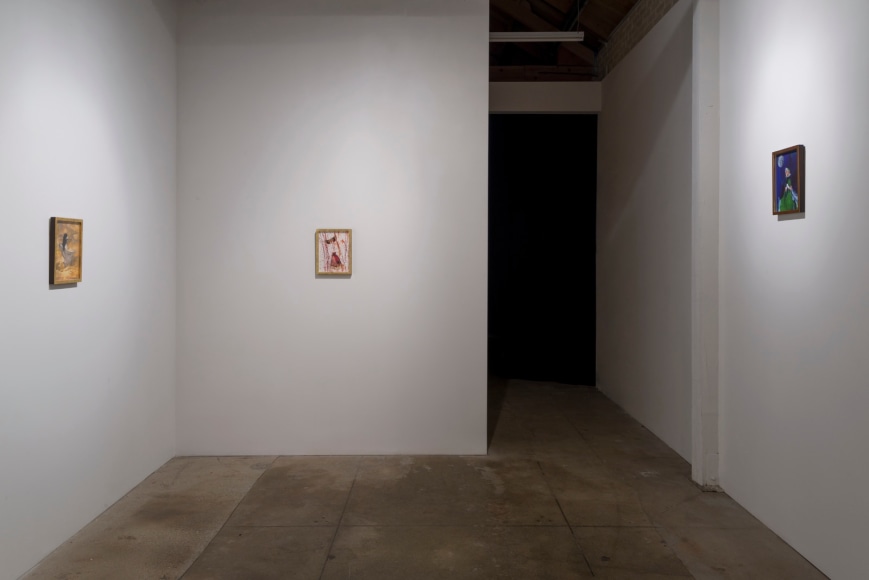 Installation view of Marnie Weber "Chapel of the Moon"