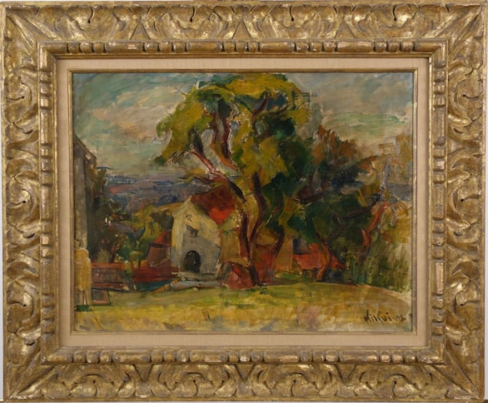Michel Kikoine Paysage Landscape Oil on Canvas