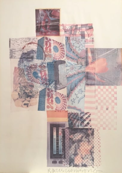 Robert Rauschenberg American Academy of Achievement Lithograph 1987
