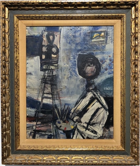 Sigmund Menkes Polish The Painter Oil on Canvas