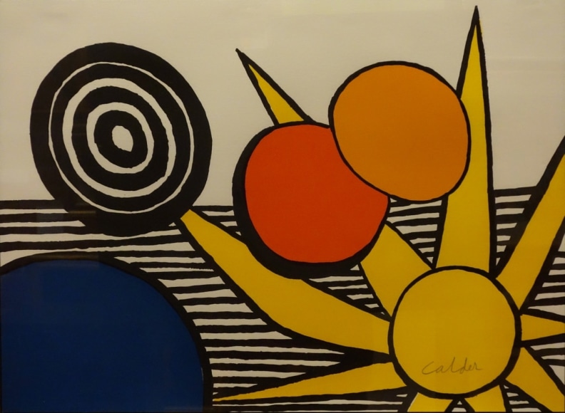 Alexander Calder Sun and Moon Lithograph 1975