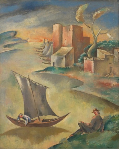 Eugene Eugeniusz Zak La Bateau The Boat Oil on Canvas