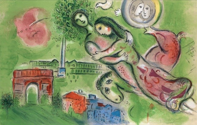 Marc Chagall Romeo and Juliet 1964 Lithograph