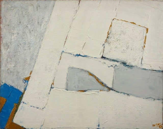 Michael Argov Israeli Abstract Oil on Canvas 1960's