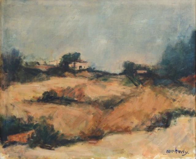 Moshe Mokady Motza, Jerusalem Oil on Canvas