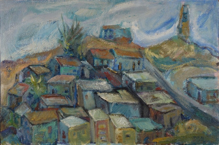 Menachem Shemi Landscape Israeli Oil