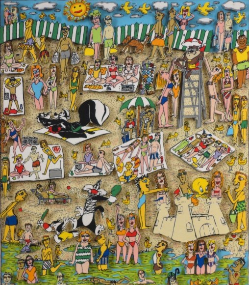 James Rizzi Sometimes It's the Sand 3D 1995