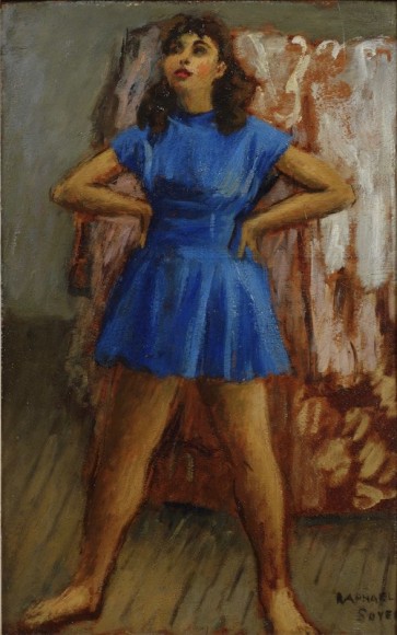 Raphael Soyer The Dancer Oil on Board