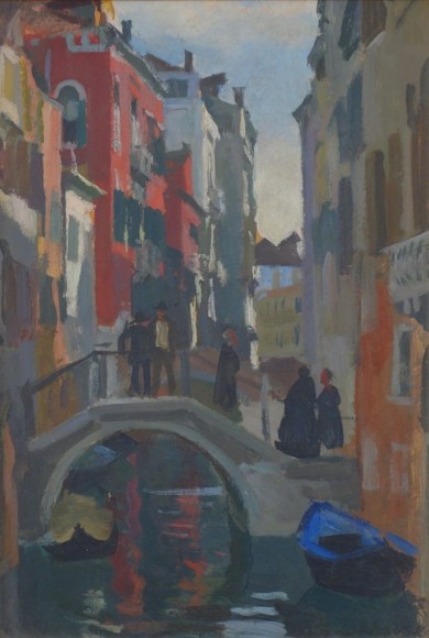 Arnold Lakhovsky Russian Venice Oil