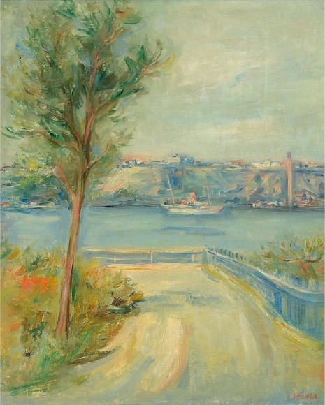 Jacques Zucker Polish Hudson River Oil on Canvas