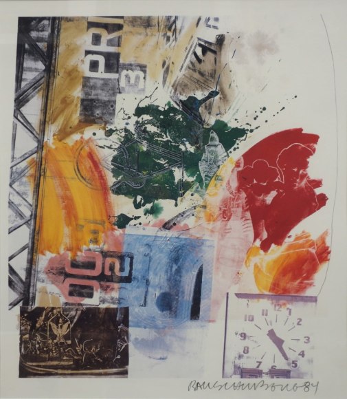 Robert Rauschenberg Lithograph ROCI Berlin 1984