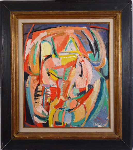 Andre Lanskoy Abstract Oil on Canvas