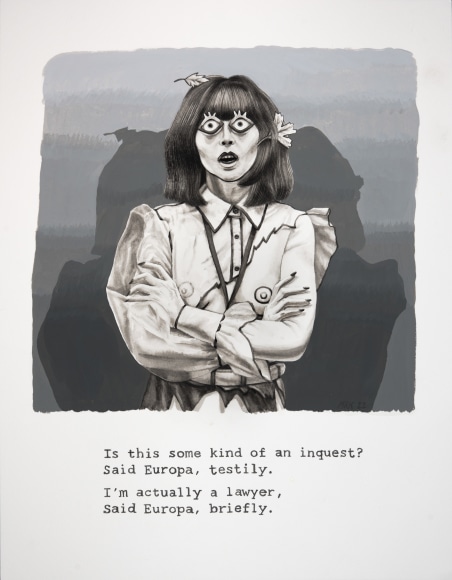 Mary Reid&nbsp;Kelley, Said Europa Briefly, 2022