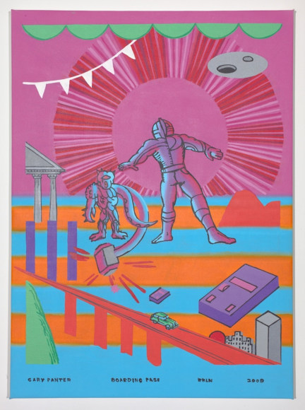 GARY PANTER, Boarding Pass,&nbsp;2008