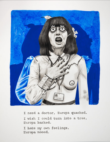 Mary Reid&nbsp;Kelley, Europa Mooed, 2022