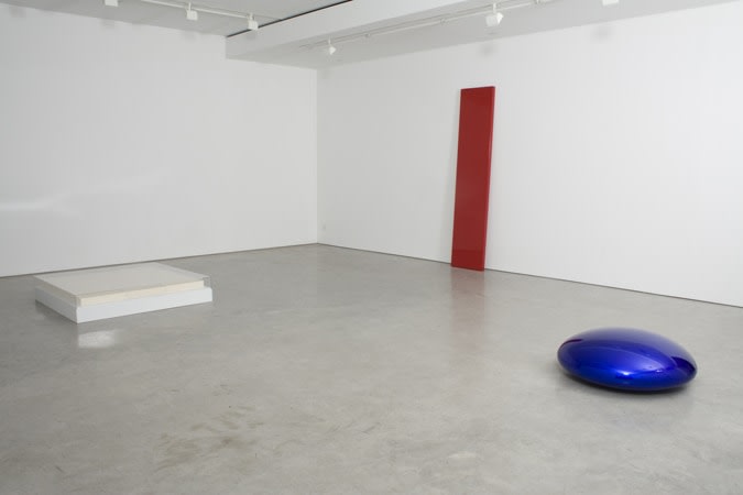 Rachel Whiteread, John McCracken and Anish Kapoor