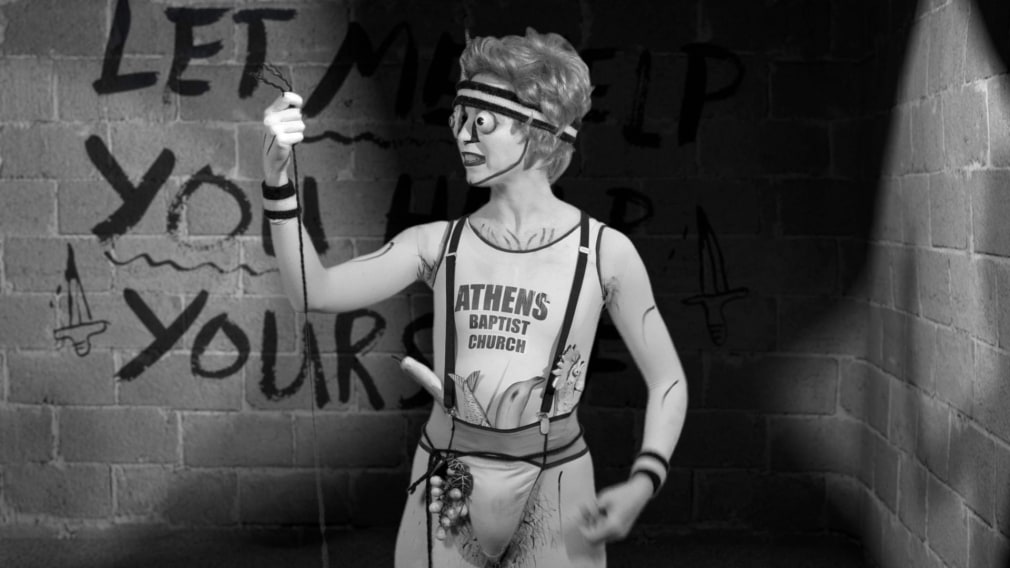 Mary Reid Kelley with Patrick Kelley&nbsp;, The Thong of Dionysus, 2015