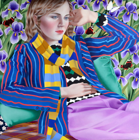 Jocelyn Hobbie, Irises, 2018