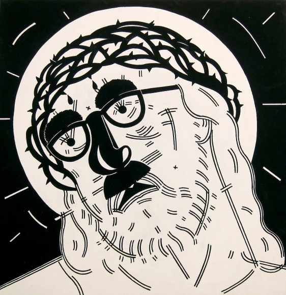 STEVE GIANAKOS, Untitled (Jesus With Nose), 1980