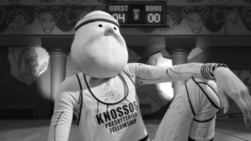 Mary Reid Kelley and Patrick Kelley, Fim still from Priapus Agonistes,&nbsp;2013