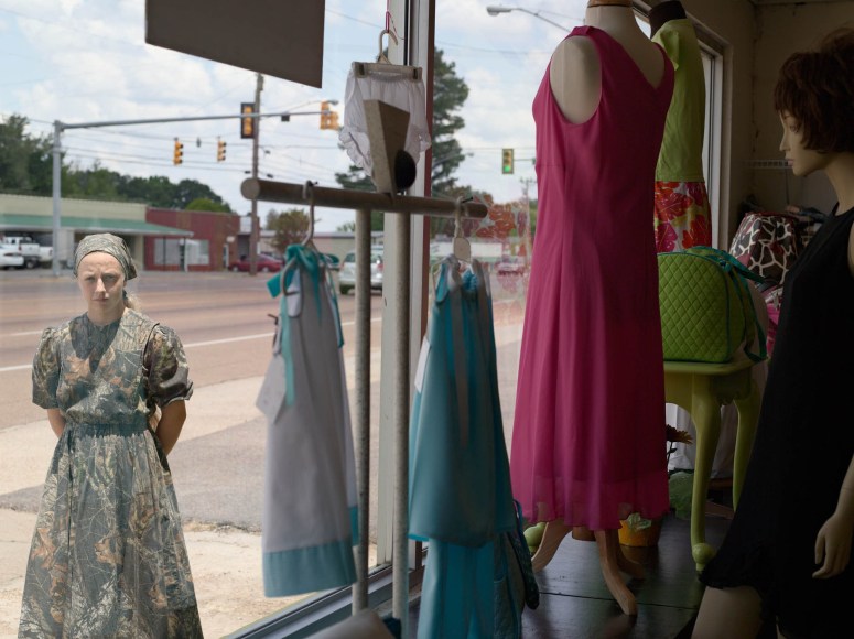 Lucas Foglia, Cora in a Realtree Camouflage Dress, Tennessee, 2008