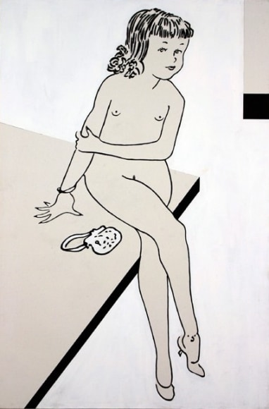 Steve Gianakos, She was the first to arrive, 1990