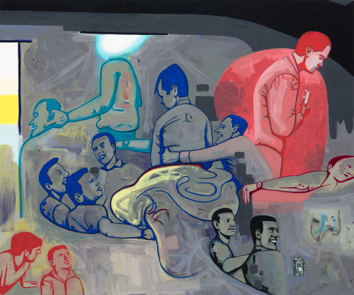 Horsing Around, 2019, Acrylic on canvas