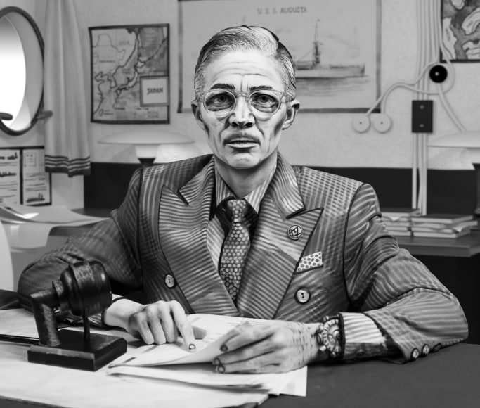 Mary Reid Kelley and Patrick Kelley, Harry S. Truman, 2017