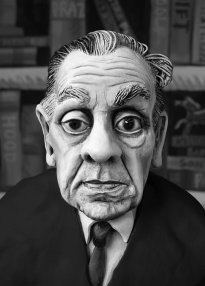 Mary Reid Kelley, Jorge Luis Borges, 2015