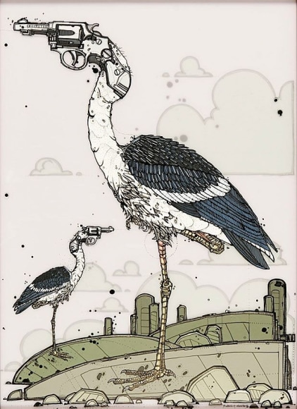 Nicholas Di Genova, Six-Shooter Stork Twins