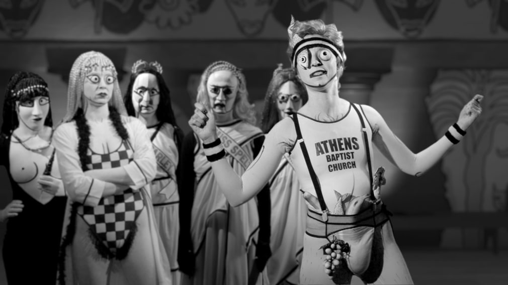 Mary Reid Kelley and Patrick Kelley, Fim still from&nbsp;Priapus Agonistes,&nbsp;2013