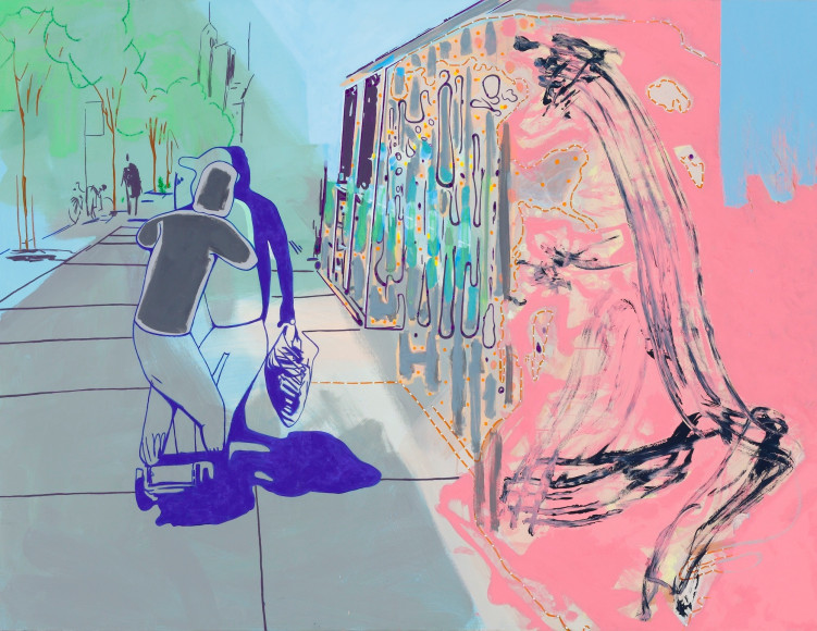 David Humphrey, Sidewalk, 2014