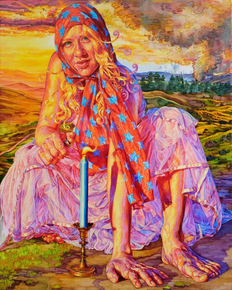 Hannah Lupton Reinhard, Who by Fire (Daughter of Lot), 2023