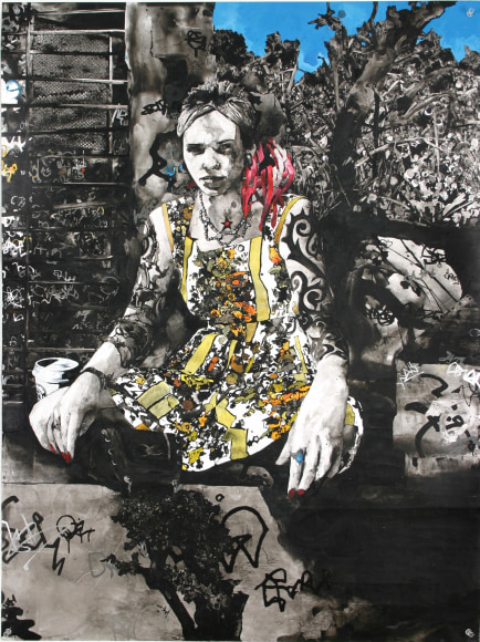 Zak Smith, Girls In The Naked Girl Business: Voltaire, 2004