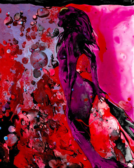 Zak Smith, Magenta, 2017