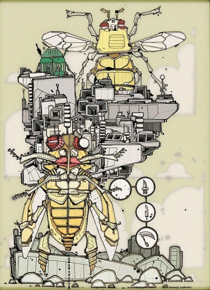 Nicholas Di Genova, Wasp Grunt with Riders