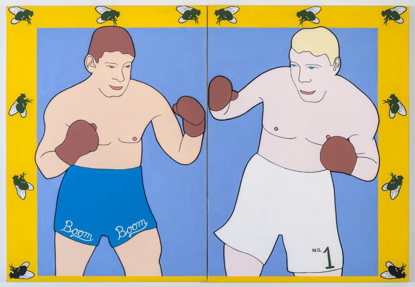 JOHN WESLEY Untitled (Boom Boom), c. 1972