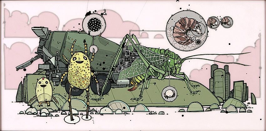 Nicholas Di Genova, Soldier Transporter with Various Members of the Golden Swarm