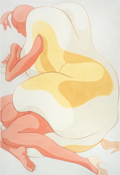 Ivy Haldeman, Full Figure, Turned Away, Wrists Cross, Heel Under Knee, Reading, 2019