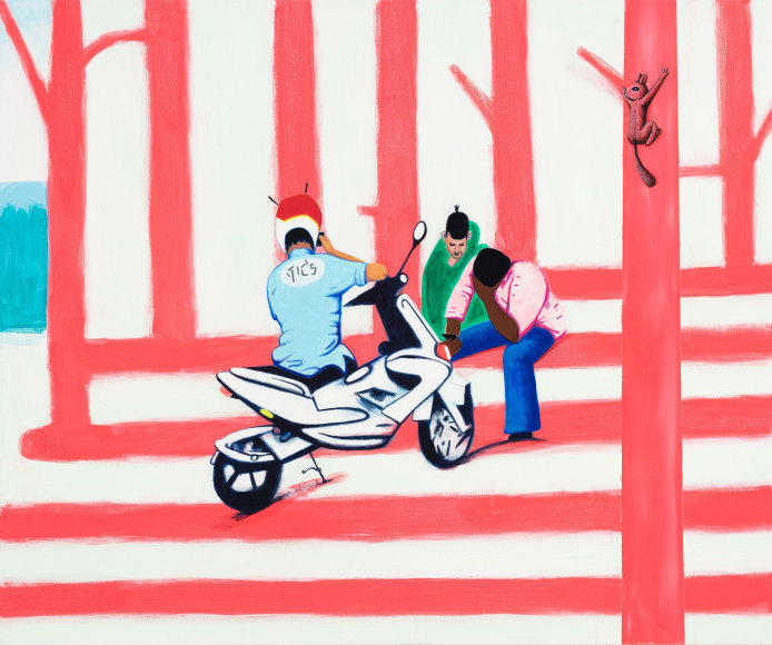 Scooter, 2019, Acrylic on canvas